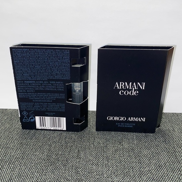 X2 Armani Code Giorgio Armani Eau De Toilette Spray Samples